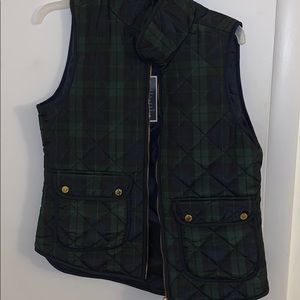 Plaid vest
